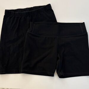 All in Motion Kids Black Shorts Set